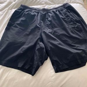 Men's Black Lululemon Athletic Shorts